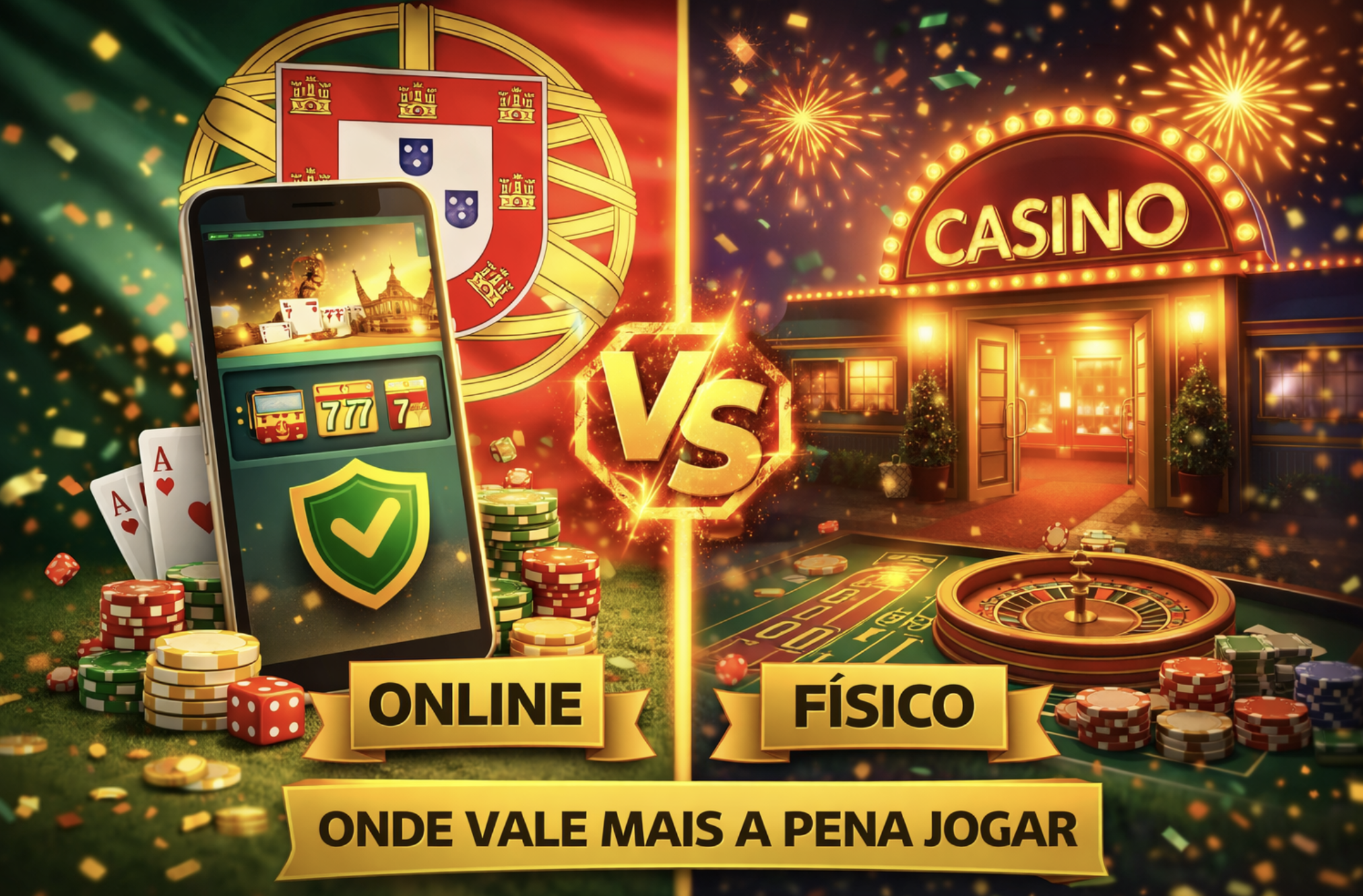 Casino Portugal online vs casinos físicos: onde vale mais a pena jogar